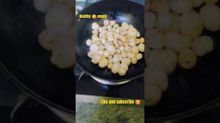 How to roast makhana at home healthy snack recipe shorts makhana trending [upl. by Cutcheon]