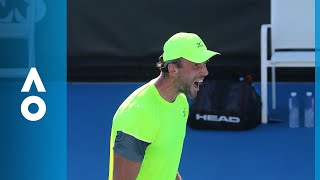 Ivo Karlovic v Yuichi Sugita match highlights 2R  Australian Open 2018 [upl. by Faydra]