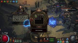 Path of Exile 325 LEAGUE START  Lightning Strike Slayer T16 Map Legion Strongbox Red Altars [upl. by Anaujik]