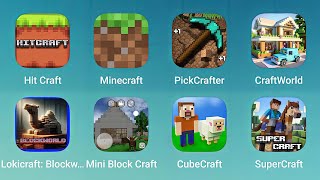 Hit Craft Minecraft Pick Crafter Craft World Lokicraft Blockworld Mini Block Craft Cube Craft [upl. by Kendre]