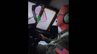 USAF Flying into the EYE of Hurricane Milton [upl. by Edia]