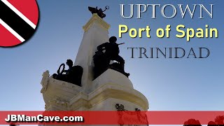 PORT OF SPAIN Uptown Trinidad and Tobago Caribbean Walk Through covering all Streets JBManCavecom [upl. by Cailly]