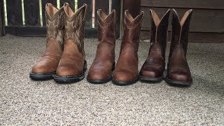 Ariat Western Boots Roper Rambler And The Workhogs [upl. by Stier]