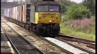 Railways British Railways at Acton Bridge Hartford Helsby 1997 [upl. by Alaehcim801]