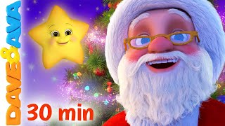 🎅Santa Claus and More Christmas Songs  Nursery Rhymes and Christmas Carols by Dave and Ava 🎅 [upl. by Nata]