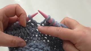 Learn to Knit  make 1 M1 UK [upl. by Aynnat]