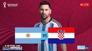 LIVE MONDIALI ArgentinaCroazia segui con noi lAlbiceleste in campo [upl. by Mairim238]