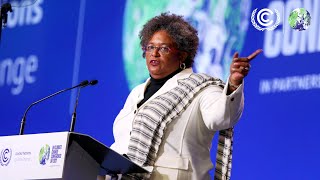 Speech Mia Mottley Prime Minister of Barbados at the Opening of the COP26 World Leaders Summit [upl. by Sivla]