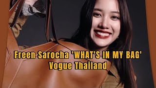 Freen Sarocha ‘WHAT’S IN MY BAG’ 👜✨Vogue Thailand with subs [upl. by Ydak]