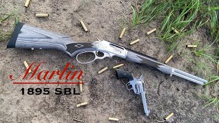 Marlin 1895 SBL  First Shots and Impressions [upl. by Lain]