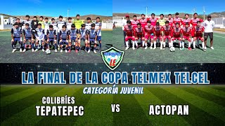 Tepatepec Vs Actopan segundo tiempo Final de la copa telmex telcel categoría juvenil [upl. by Gladys]