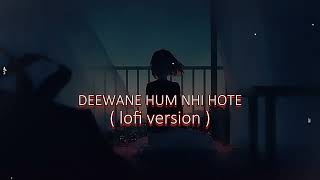 Deewane Hum Nhi Hote  Lofi Version  Hindi Song  8D Audio  Song [upl. by Atinele]