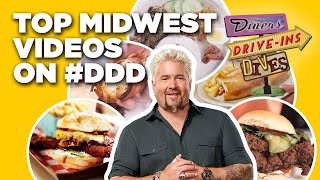 Top 30 Midwest Videos on DDD with Guy Fieri  Diners DriveIns and Dives  Food Network [upl. by Arebma903]