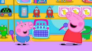 Toy Shop Karaoke 🎶 Best of Peppa Pig Tales 🐷 Cartoons for Children [upl. by Anastasius570]