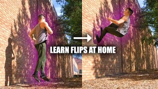 Learn Superhero Parkour Wall Backflip  Turn a 360 into A Double Punch Wall Flip [upl. by Fini382]