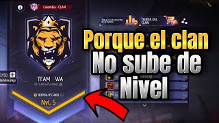 porque no sube de nivel el clan free fire si ya tengo la barra amarilla llena SOLUCION [upl. by Markos]