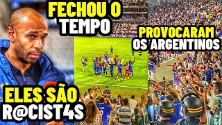 JOGADORES DA FRANÇA PROVOCANDO A TORCIDA DA ARGENTINA [upl. by Godrich671]