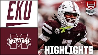 Eastern Kentucky Colonels vs Mississippi State Bulldogs  Full Game Highlights  ESPN CFB [upl. by Knapp]