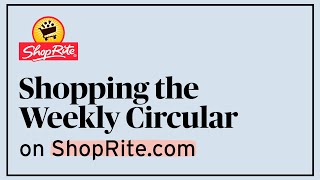 How to Shop the Weekly Circular  Digital HowTos  ShopRite Grocery Stores [upl. by Intruok727]