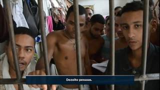 Detentos criam favela dentro de penitenciária no Recife PE [upl. by Hedwiga277]