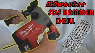 Milwaukee M18 Fuel SDS Hammer Drill 291220 Unboxing [upl. by Rehposirhc]