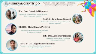 Webinar  De tierra a mar Explorando los estudios de invertebrados y protistas en Argentina [upl. by Essilem]