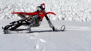 Motorcycle causes AVALANCHE [upl. by Lily]