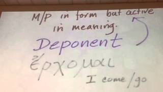 Deponent verbs [upl. by Sande976]