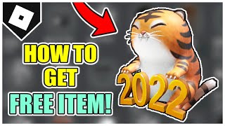 FREE ITEM How to get NEW YEAR TIGER IOS EXCLUSIVE ROBLOX [upl. by Prakash]