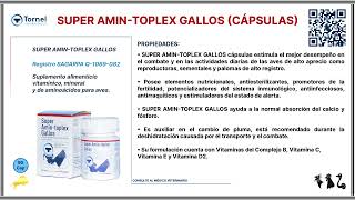 SUPER AMINTOPLEX GALLOS Cápsulas [upl. by Vocaay920]