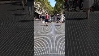 La Rambla Caddesi  Las Ramblas  Barcelona  Katalonya  İspanya [upl. by Layap]