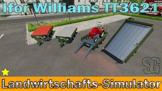 LS22 Modvorstellung  Ifor Williams TT3621 Trailer v1000  Ls22 Mods [upl. by Faythe]