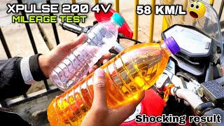 Xpulse 200 4v mileage test  shocking result of mileage test  AyushVerma aamirmajid [upl. by Nett]