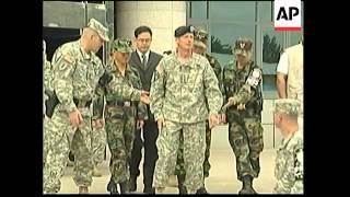 New US commander to SKorea visits Panmunjom [upl. by Eaj407]