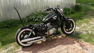 Hyosung aquila gv 125 BOBBER custom [upl. by Neirda325]