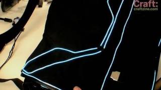 Tron Bag with EL Wire [upl. by Stace]