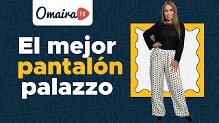 Omaira tvpantalón palazzo fácil de hacer modistería en un solo vistazo Omairatv [upl. by Goddart]