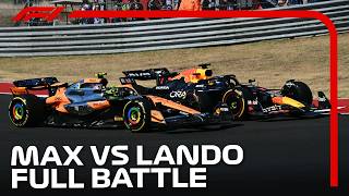 Lando Norris and Max Verstappen’s Duel In Austin  Extended Battles [upl. by O'Doneven228]