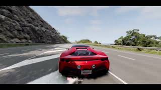 Most Epic Hydroplaning car crashes compilation  Beamng Drive [upl. by Clauddetta]