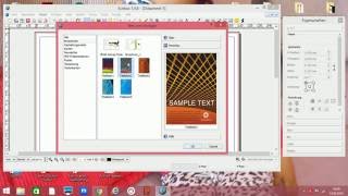 Scribus Tutorial DeutschVorlagen wie BrochürenKarten NewsletterPoster und Visitenkaten [upl. by Tsirhc567]