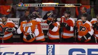 Blackhawks win Stanley Cup in OT beat Flyers in Game 6 [upl. by Belanger]