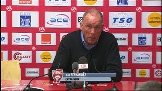 Conférence de presse Stade de Reims  AS Nancy Lorraine 20  201213 [upl. by Sibby802]