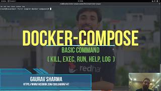 6 Docker Compose in Hindi  Kill exec run help log [upl. by Lezley]