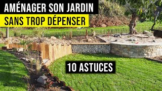 Aménager son Jardin pour Pas Cher  10 Astuces pour Économiser [upl. by Algie]