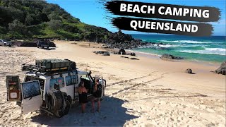 TRAVELLING AUSTRALIA  RAINBOW BEACH  INSKIP POINT  BEACH 4WDING  CAMPING  QUEENSLAND EXPLORING [upl. by Orna]