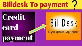 Billdesk se credit card ka bill kese bhare [upl. by Hsevahb190]