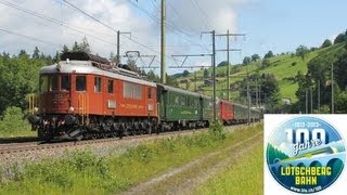 100 Jahre Lötschbergbahn Nord und Südrampenfest 2013 [upl. by Einobe]