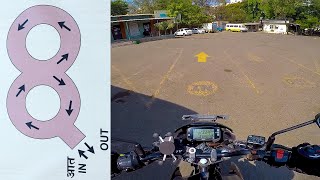 How to Pass 8 Driving Test Very Easy Practical RTO Test and Controls  Praks Bikers Guide [upl. by Lessig]