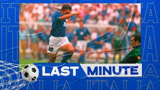 Roberto Baggio al millimetro e l’ultimo gol di Schillaci a Italia ’90  Last Minute [upl. by Garbers235]