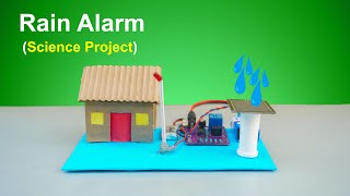 JLCPCB 1amp2 Layer PCB Assembly DIY Project Rain Alarm [upl. by Allred]